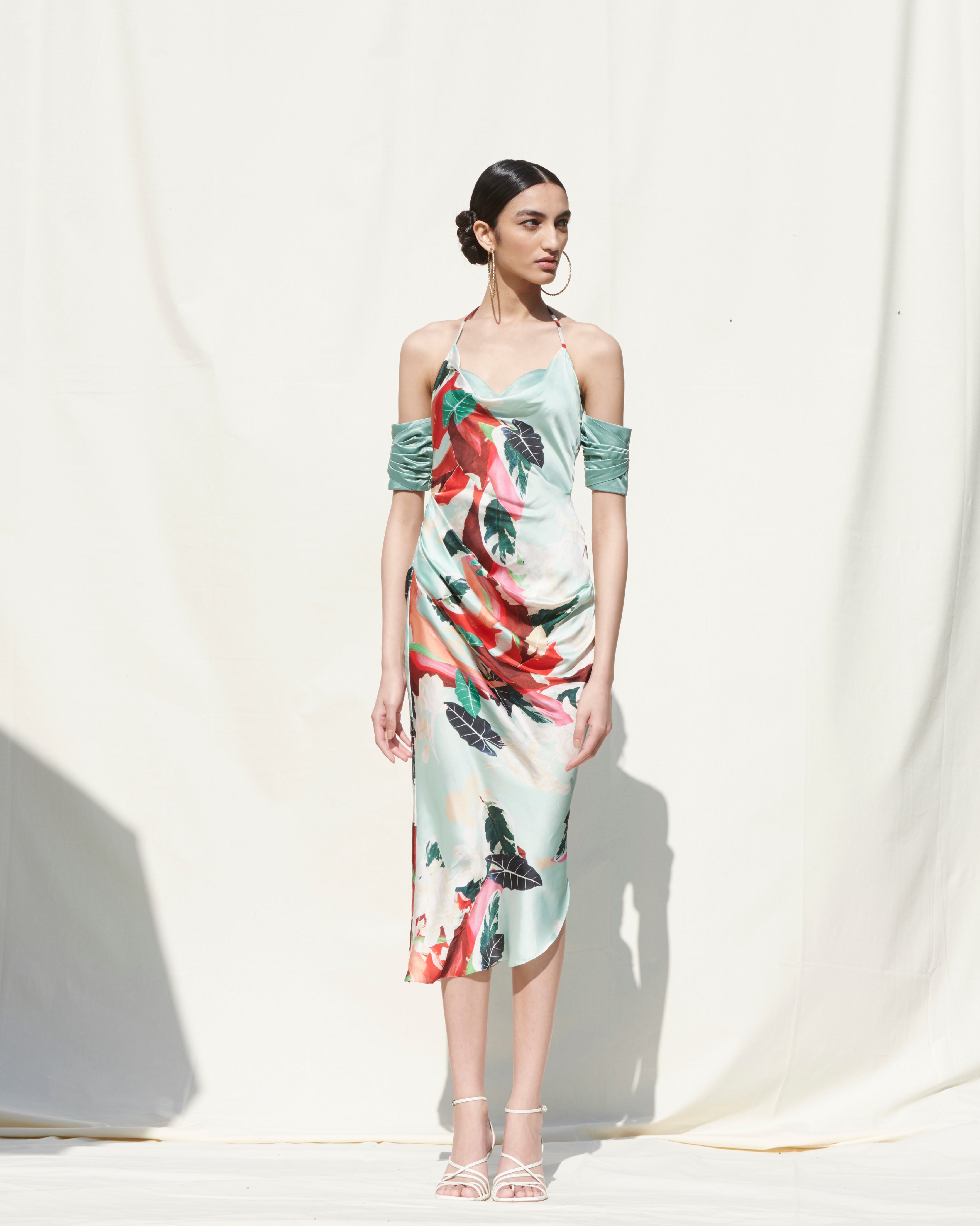 Printed store sheath dress