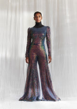 High Neck Jumpsuit - Prism