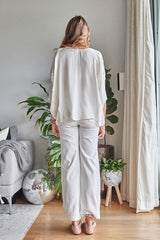 WHITE EMBROIDERED SHIRT