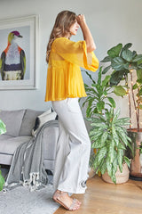 DANDELION YELLOW LAYERED SHIRT