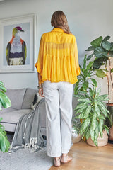 DANDELION YELLOW LAYERED SHIRT
