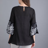 Printed Cotton Voil Shirt