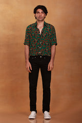 Masaba - Men's Printed Shirt - Green