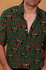 Masaba - Men's Printed Shirt - Green