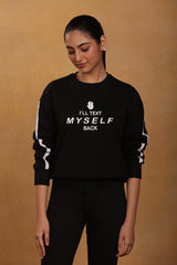 Black/White Sweatshirt - Masaba - MNX22008