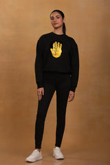 Black/Gold Sweatshirt - Masaba - MNX22009