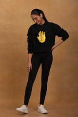 Black/Gold Sweatshirt - Masaba - MNX22009