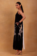 Black And White Mayfly Aline Dress - Masaba