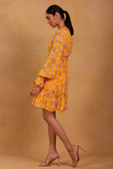 Yellow Magnolia Tiered Dress - Masaba
