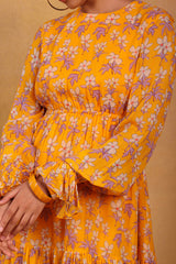 Yellow Magnolia Tiered Dress - Masaba