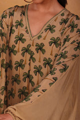 Tan Coco Kaftan - Masaba