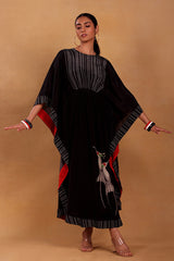 Black Mayfly Circular Kaftan - Masaba