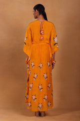 Yellow Canary Blossom Circular Kaftan - Masaba