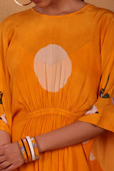 Yellow Canary Blossom Circular Kaftan - Masaba