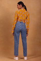 Yellow Heather Crop Shirt - Masaba