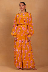 Yellow Cherry Blossom Trackee Set - Masaba