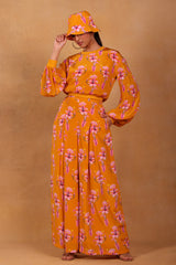 Yellow Cherry Blossom Trackee Set - Masaba