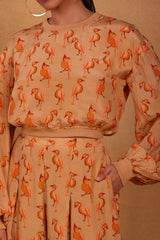 Oatmeal Mr.Beaks Trackee Set - Masaba