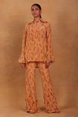 Oatmeal Mr Beaks Shirt Set - Masaba