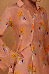 Oatmeal Florist Shorts Set - Masaba