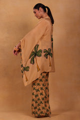 Tan Coco Poncho Set - Masaba