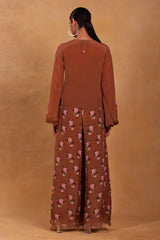 Brown Canary Blossom Pant Set - Masaba