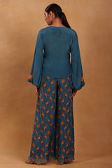 Teal Mr Beaks Pant Set - Masaba