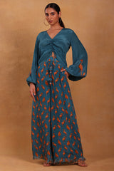 Teal Mr Beaks Pant Set - Masaba