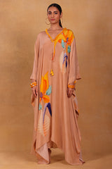 Oatmeal Florist Culotte Set - Masaba