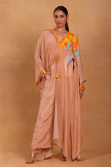 Oatmeal Florist Culotte Set - Masaba