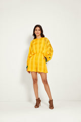 MANGO CUT-OUT KIMONO ROMPER