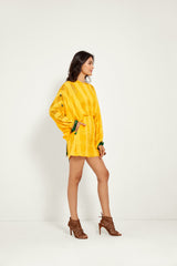 MANGO CUT-OUT KIMONO ROMPER