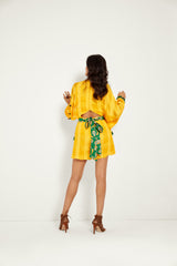 MANGO CUT-OUT KIMONO ROMPER