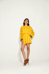 MANGO CUT-OUT KIMONO ROMPER