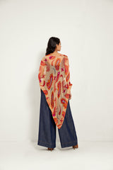 DESERT SAND PAISLEY CAPE