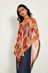 DESERT SAND PAISLEY CAPE