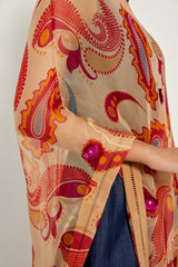 DESERT SAND PAISLEY CAPE