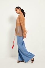 DESERT SAND SHEER SHIRT