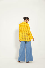 MANGO DRAWSTRING SHIRT