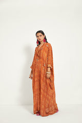 BURNT ORANGE BREEZY JUMPSUIT