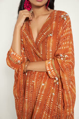 BURNT ORANGE BREEZY JUMPSUIT