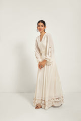 IVORY CUT OUT MAXI DRESS