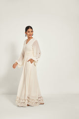 IVORY CUT OUT MAXI DRESS