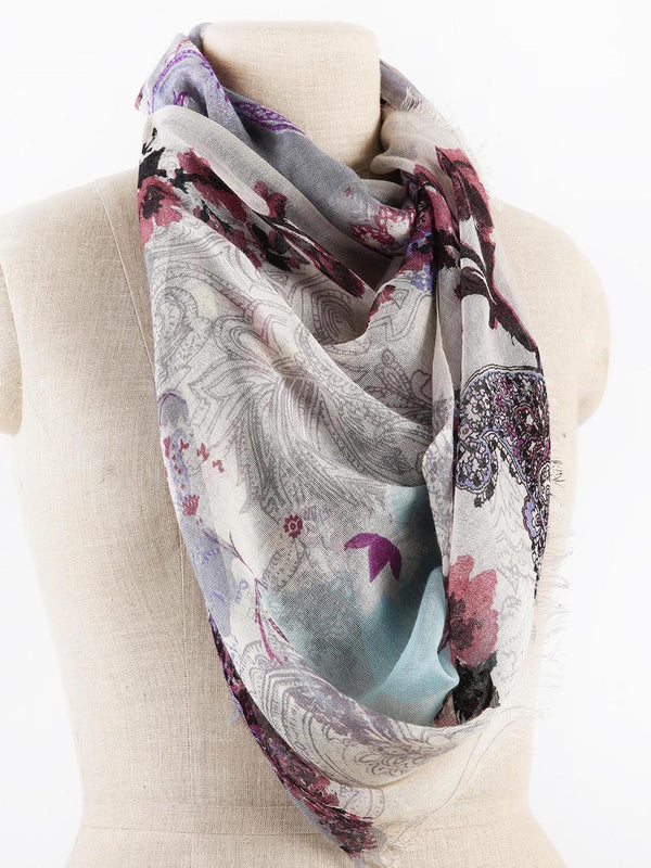 Cashmere Printed Scarf SSS/K-10522C