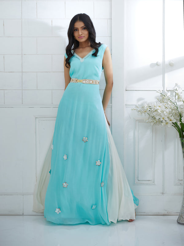 Embroidered Long Dress
