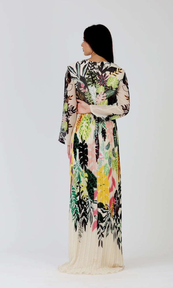 Printed Long Maxi Dress