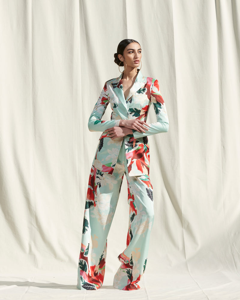 Printed Pant Suit