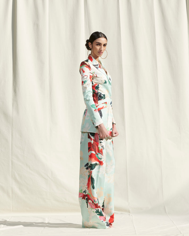 Printed Pant Suit