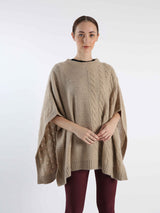Hand knitted Cashmere Poncho