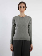 Roll Neckline Cashmere Sweater KKS-3381B-GREY